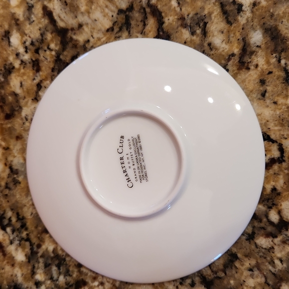 5" Charter Club Grand Buffet Demitasse Saucer ONLY - Picture 2 of 3